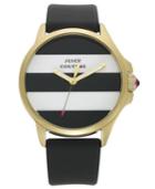 Juicy Couture Women's Jetsetter Black Silicone Strap Watch 38mm 1901098