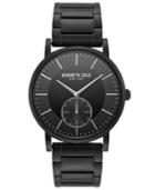 Kenneth Cole New York Men's Dress Sport Black Stainless Steel Bracelet Watch 42mm