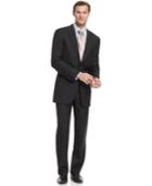 Alfani Solid Black Trio Suit With Extra Pant