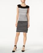 Calvin Klein Zipper-trim T-shirt Dress
