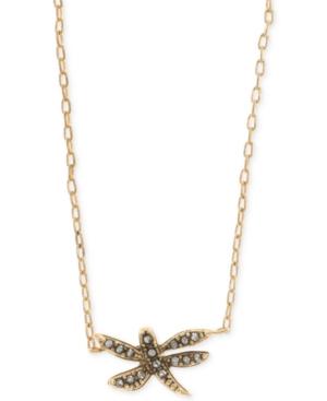 Lonna & Lilly Gold-tone Dragonfly Pendant Necklace