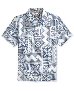 Quiksilver Waterman Men's Allover Printed Button-front Shirt