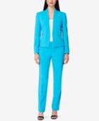 Tahari Asl Karina Zip-pocket Pantsuit