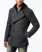 American Rag Men's Double Breasted Twill Peacoat, Created For Macy's
