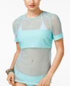 Profile Blush By Gottex Caught In The Net Rash Guard Women's Swimsuit