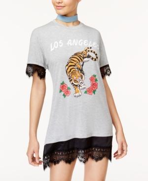 Hybrid Juniors' Los Angeles Graphic T-shirt Dress