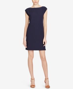 Polo Ralph Lauren Crepe Cap-sleeve Dress