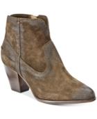 Frye Women's Renee Seam Western Booties Women's Shoes