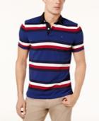 Tommy Hilfiger Men's Custom-fit Gilmore Striped Polo