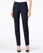 Alfani Slim-fit Plaid Pants, Only At Macy's