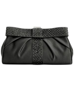 La Regale Satin Bow Clutch