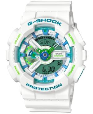 G-shock Men's Analog-digital White Resin Strap Watch 51mm