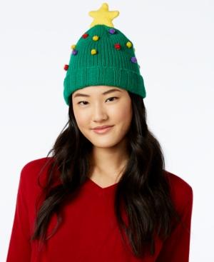 Hooked Up By Iot Juniors' Tree Holiday Beanie Hat