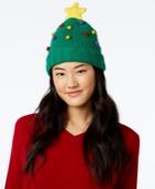 Hooked Up By Iot Juniors' Tree Holiday Beanie Hat