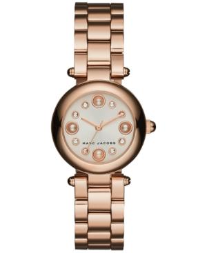 Marc Jacobs Women's Dotty Rose Gold-tone Stainless Steel Bracelet Watch 25mm Mj3520