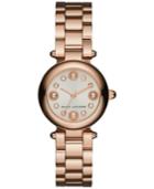 Marc Jacobs Women's Dotty Rose Gold-tone Stainless Steel Bracelet Watch 25mm Mj3520