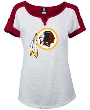 5th & Ocean Women's Washington Redskins Rolled Sleeve Slub T-shirt