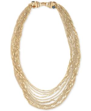Carolee Gold-tone Multi-chain Statement Necklace