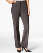 Jm Collection Petite Straight-leg Trousers, Only At Macy's