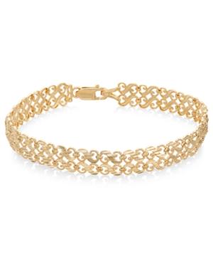 Lacy Link Bracelet In 14k Gold