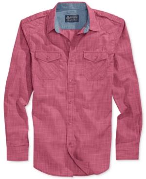 American Rag Men's Slub Shirt