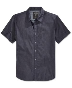 Guess Men's Short-sleeve Denim Shirt