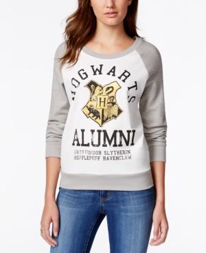 Bioworld Juniors' Hogwarts Graphic Sweatshirt