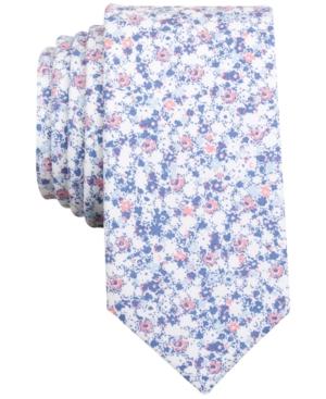Bar Iii Men's Dandy Floral-print Skinny Tie, Only At Macy's