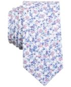Bar Iii Men's Dandy Floral-print Skinny Tie, Only At Macy's