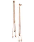 Rachel Rachel Roy Rose Gold-tone Multi-chain Linear Drop Earrings