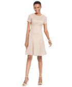 Sl Fashions Chevron-lace A-line Dress
