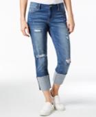 Calvin Klein Jeans Ripped Halsey Wash Boyfriend Jeans