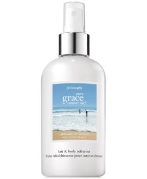Philosophy Pure Grace Summer Surf Hair & Body Refresher, 8 Oz