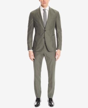 Boss Men's Slim-fit Cotton Suit