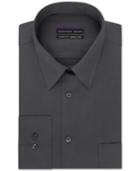 Geoffrey Beene Men's Big And Tall Classic-fit Wrinkle Free Bedford Cord Solid Dress Shirt