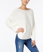 One Hart Juniors' Rib-knit Dolman-sleeve Sweater, Only At Macy's
