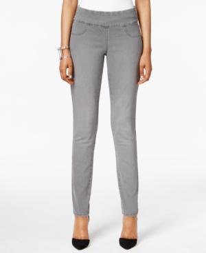 Style & Co. Petite Curvy Whisper Grey Wash Jeggings, Only At Macy's