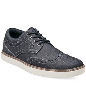 Stacy Adams Tru Casual Chambray Wing-tip Shoes