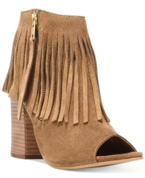 Carlos By Carlos Santana Jasper Fringe Booties Women's Shoes