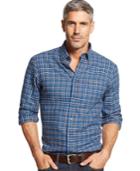 John Ashford Windowpane Long-sleeve Shirt, Only At Macy's