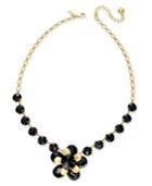 Kate Spade New York Sunset Blooms Gold-tone Flower Statement Necklace