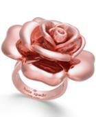 Kate Spade New York 14k Rose Gold-plated Flower Ring