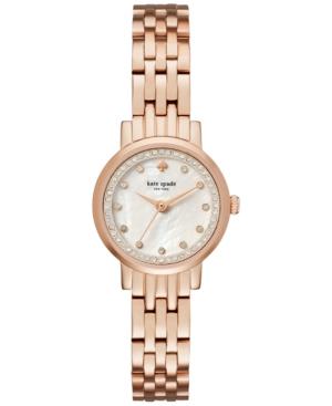 Kate Spade New York Women's Mini Monterey Rose Gold-tone Stainless Steel Bracelet Watch 24mm Ksw1243