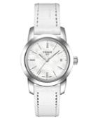 Tissot Watch, Women's White Leather Strap T0332101611100