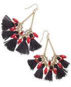 Thalia Sodi Gold-tone Tassel Fringe Chandelier Earrings, Only At Macy's