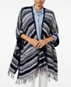Tommy Hilfiger Marjorie Fringe-trim Poncho