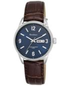 Armitron Men's Brown Leather Strap Watch 40mm 20-5048nvsvbn