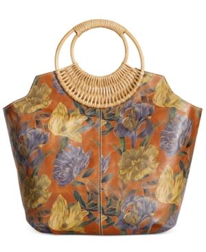 Patricia Nash Pratella Rattan Handle Tote