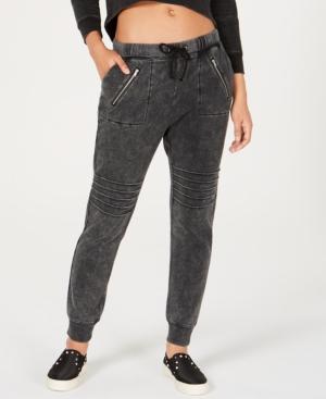 Material Girl Active Juniors' Moto-style Sweatpants, Created For Macy's