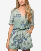 O'neill Juniors' Indio Floral-print Romper, A Macy's Exclusive